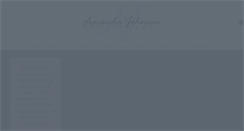 Desktop Screenshot of amandajohnsonphotos.com